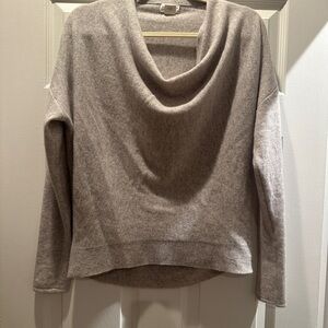 Club Monaco Soft Gray Cowl Neck Sweater